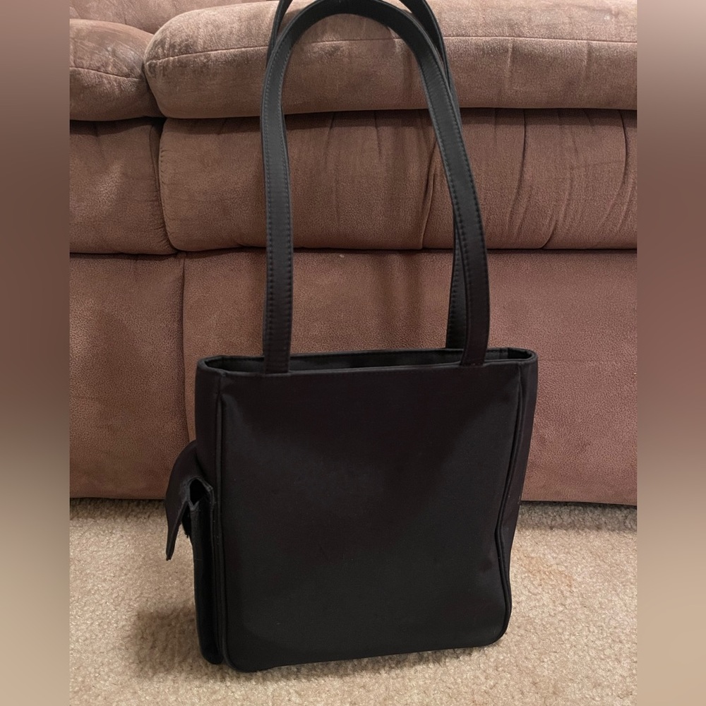 Q&A Black Purse with Wallet